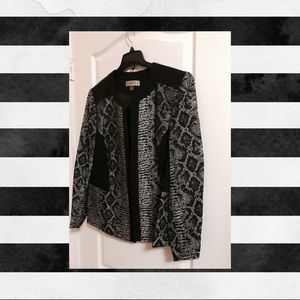 Kasper Snake Print Blazer